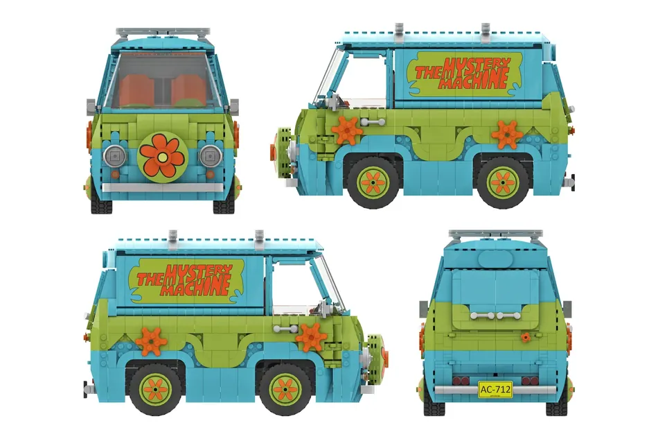 LEGO Ideas Scooby Doo Mystery Machine 3