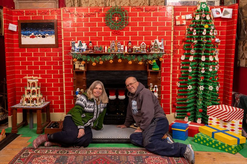 James Linsell Clark SWNS LEGO Couple