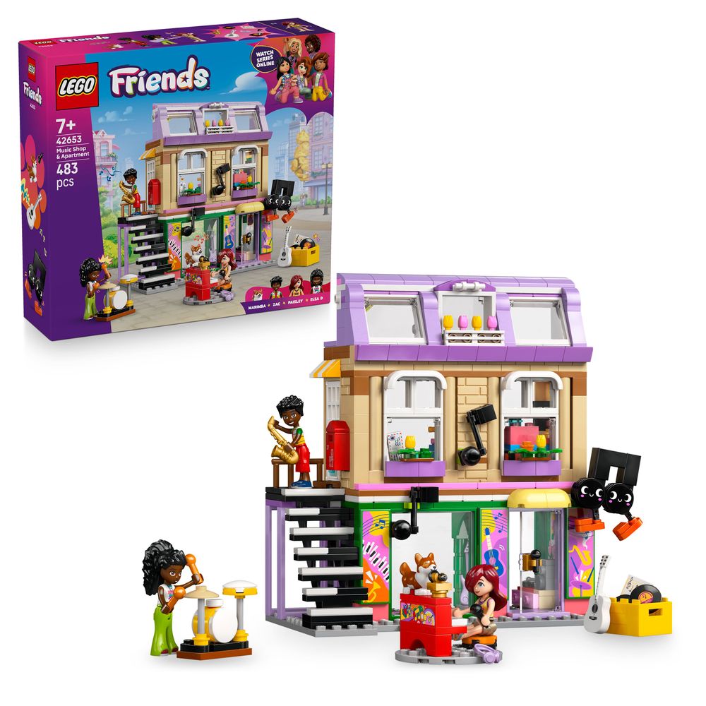 LEGO Friends 42653 Music Shop Apartment 8