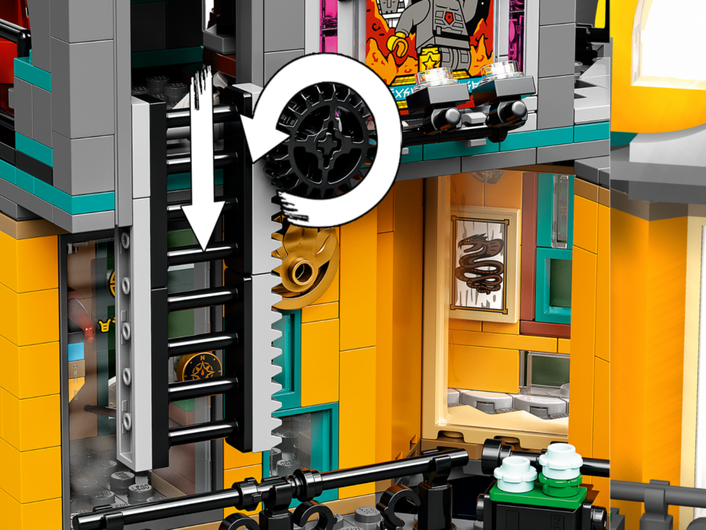 71741 LEGO NINJAGO city gardens ladder