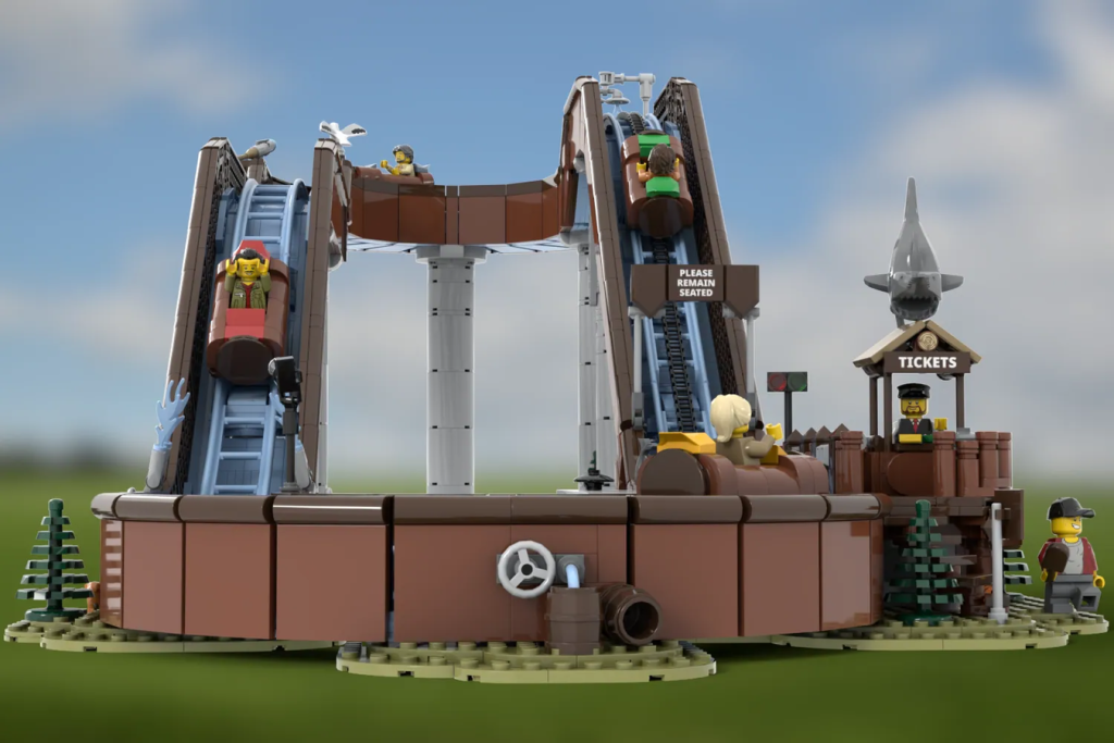 LEGO Ideas Working Log Flume 12 1024x683
