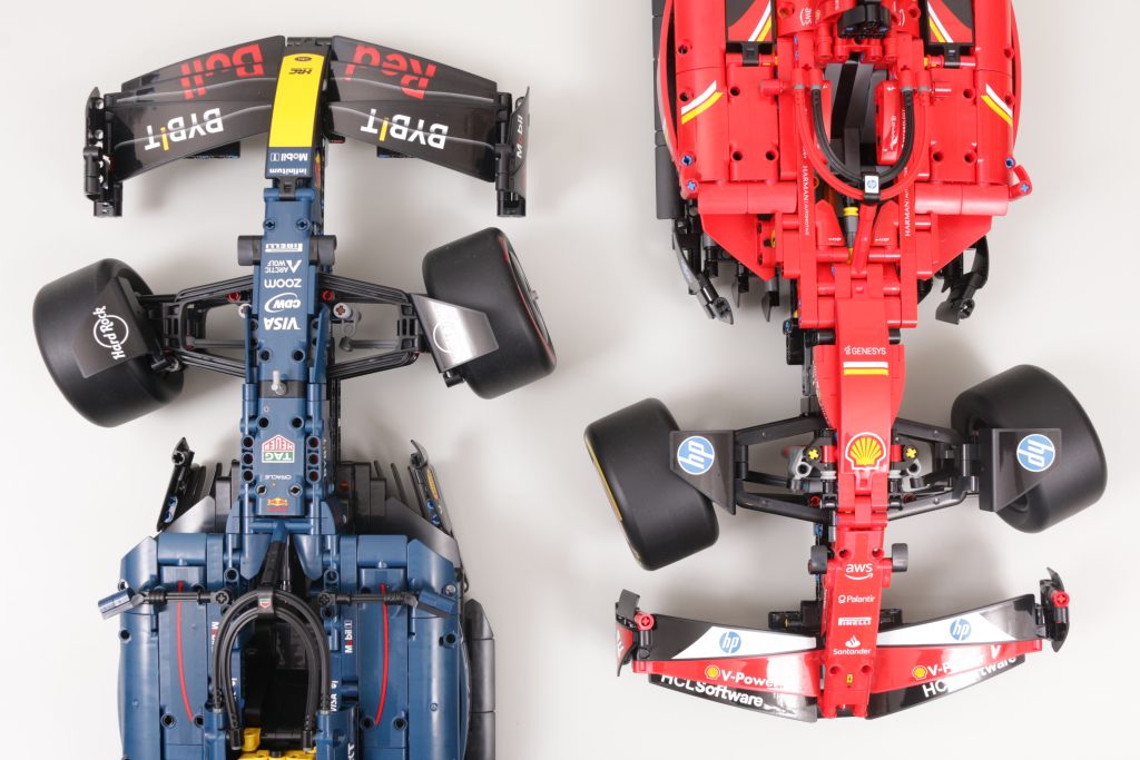 LEGO Technic 42207 Ferrari SF 24 F1 Car 42206 Oracle Red Bull Racing RB20 F1 Car comparison 24 1024x683
