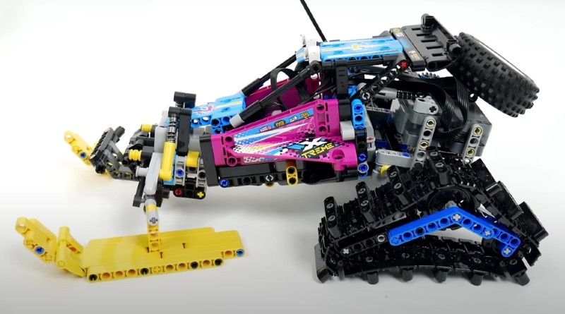 Trick out LEGO Technic 42124 Off-Road Buggy for the snow with this mod