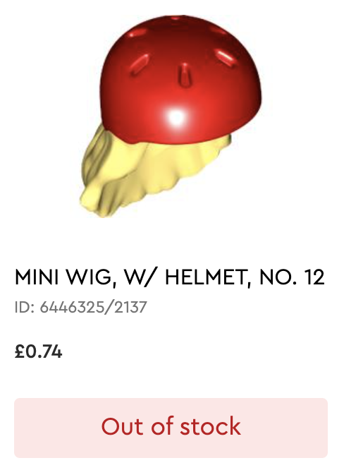 Mini Wig with Helmet LEGO City 60366 Ski and Climbing Center