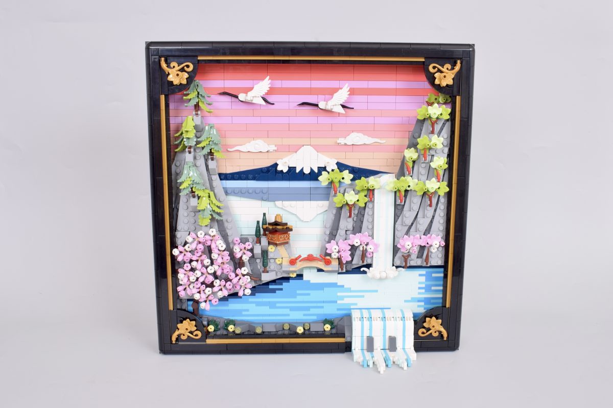 LEGO Art 3128 Japanese Cherry Blossom Landscape review 2 1200x800