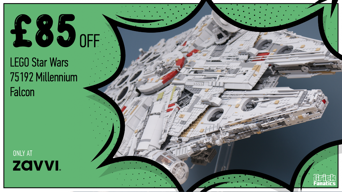Save a massive £85 on LEGO Star Wars 75192 Millennium Falcon now 