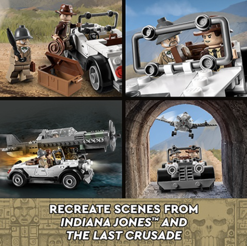 LEGO Indiana Jones 77012 FIghter Plane Chase Lifestyle 3