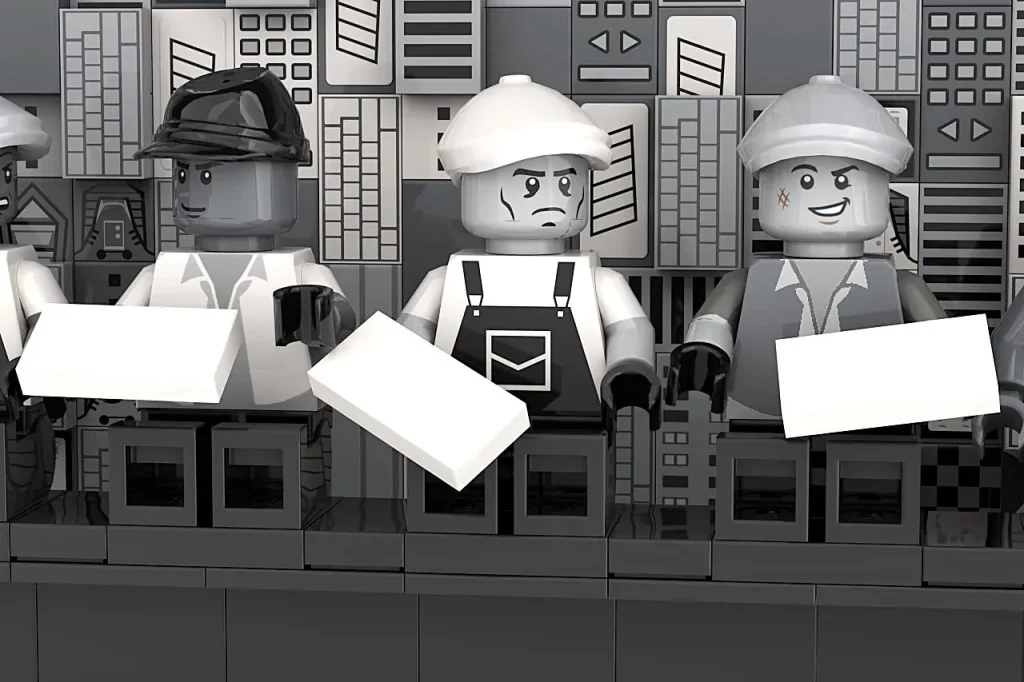 LEGO Ideas Lunch Atop a Skyscraper 8 1024x682