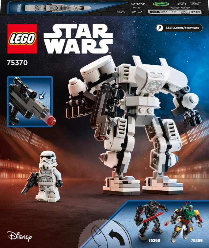 LEGO Star Wars 75370 Stormtrooper Mech Box