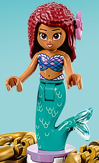 LEGO Disney 43229 Ariels Treasure chest mini doll