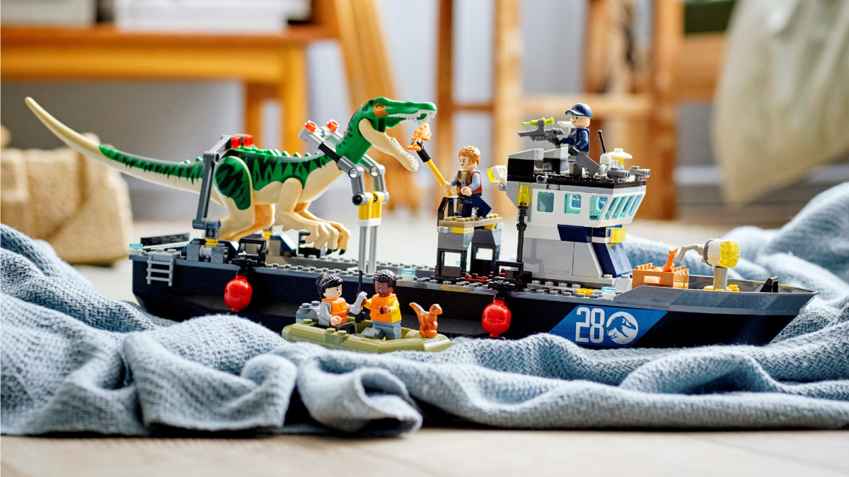 Exclusive: save 20% on LEGO Jurassic World 76942 Baryonyx Dinosaur Boat Escape