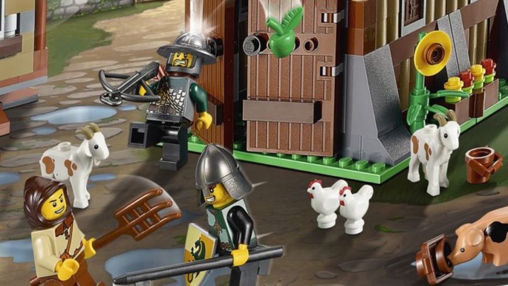 LEGO Kingdoms 7189 Mill Village Raid box goats featured 1024x576