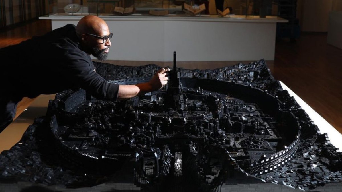 LEGO artist brings Afrofuturistic vision to life with bricks