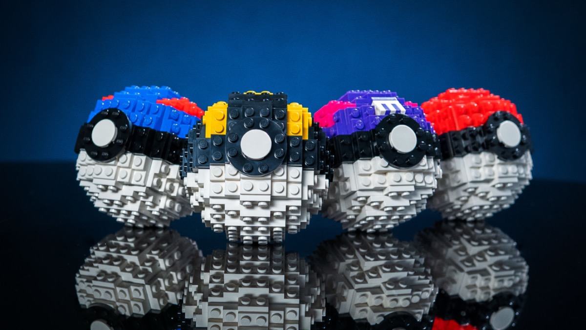 Last chance to win three life-sized LEGO Poké Balls with Bricker Builds