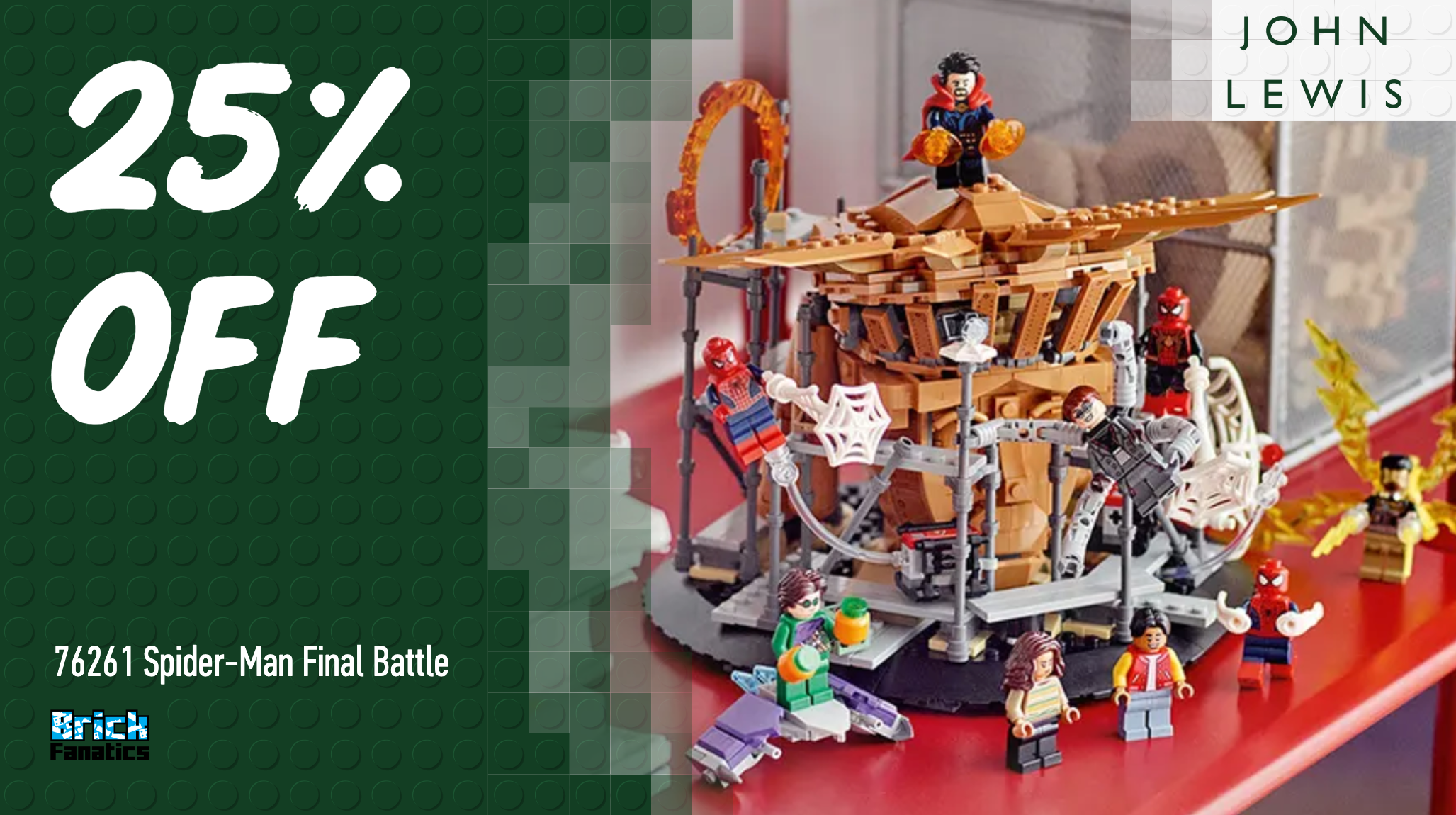 Score an impressive line-up of LEGO Marvel minifigures at a discount