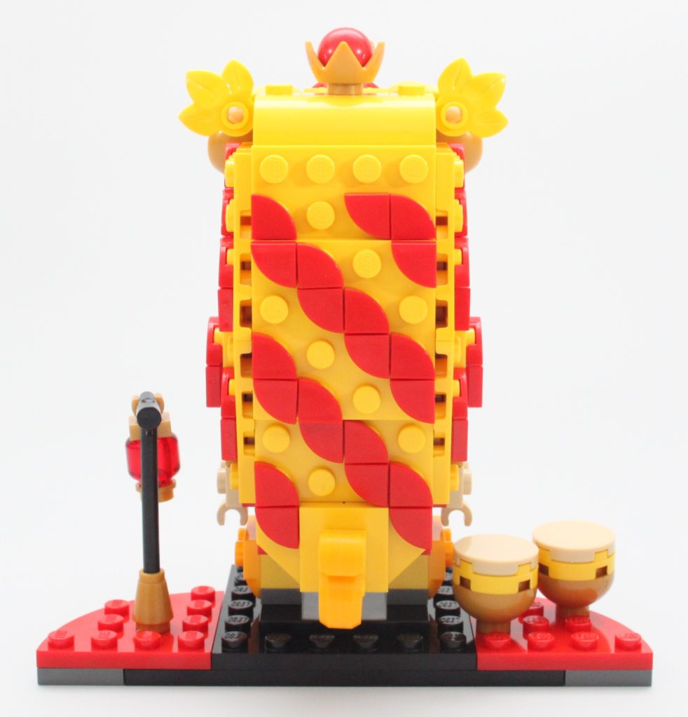 LEGO BrickHeadz 40540 Lion Dance Guy review back 3 1