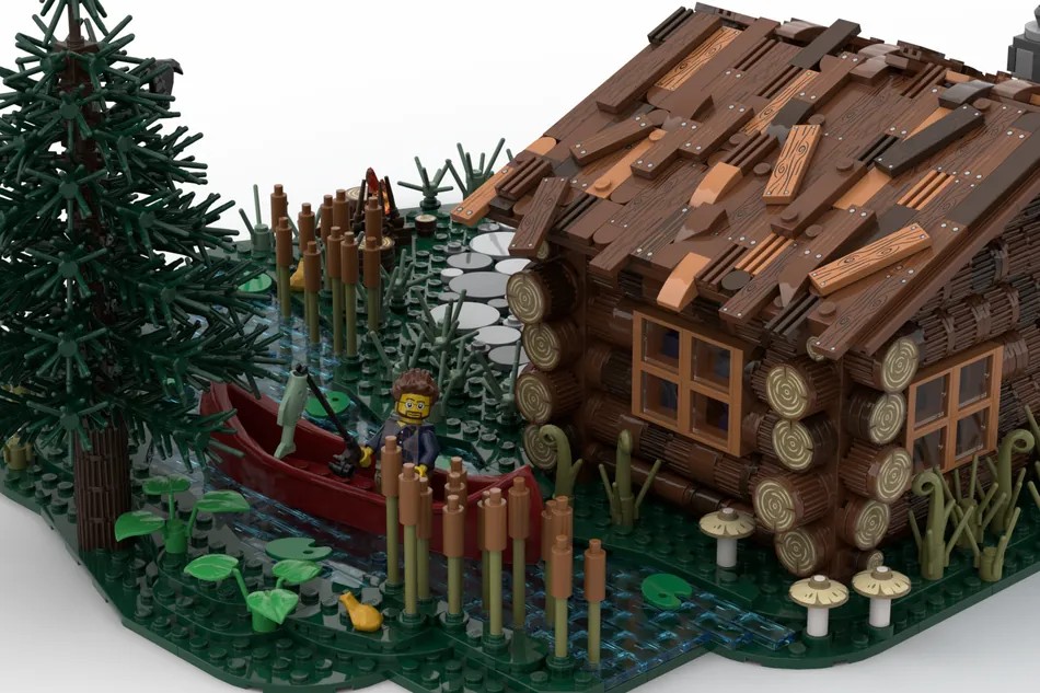 LEGO Ideas log cabin 3