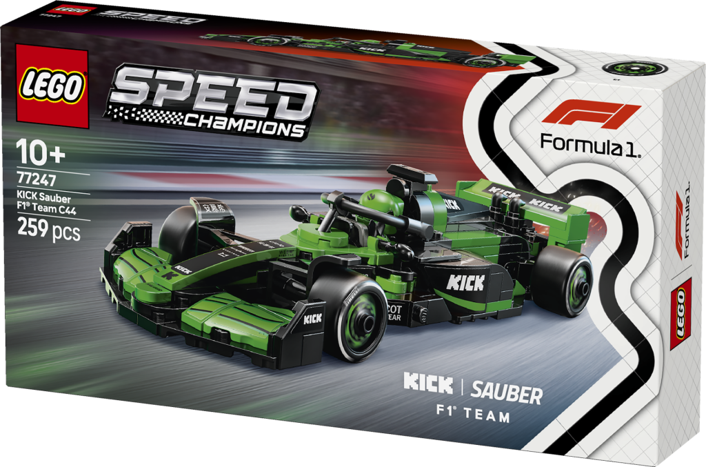LEGO Speed Champions 77247 KICK Sauber F1 Team C44 Race Car 1 1024x677