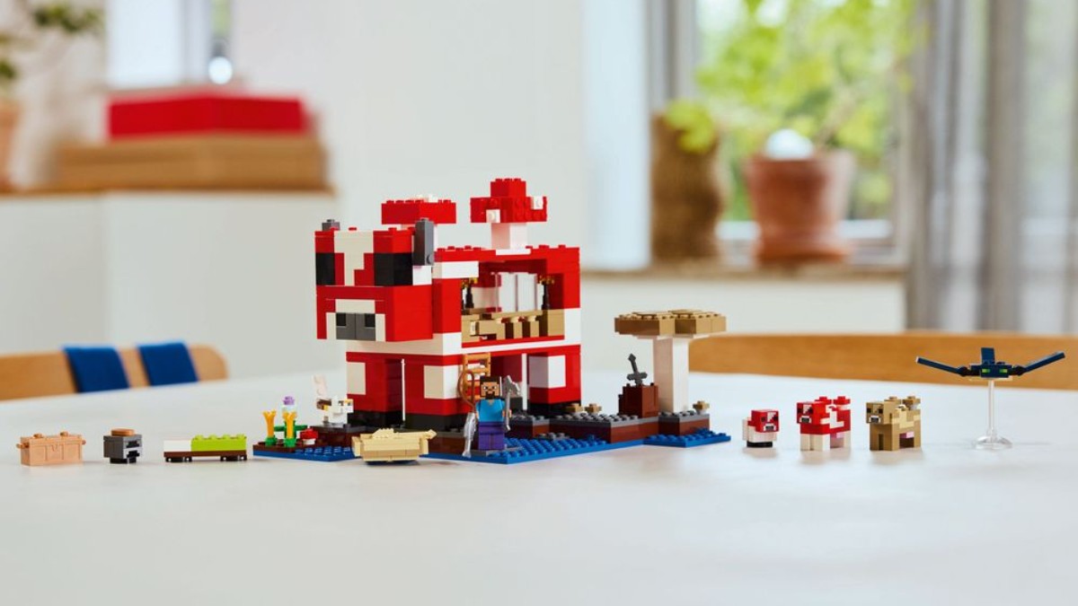 LEGO Minecraft delves into the Nether and armadillos in early 2025