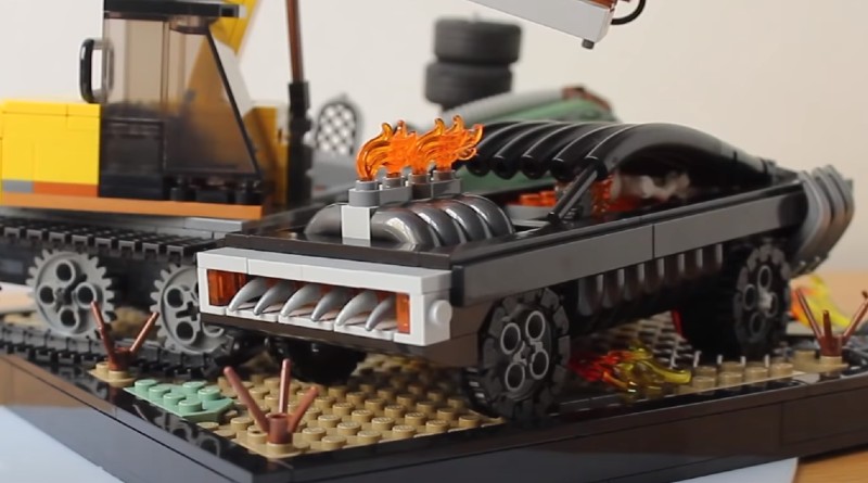 See Spider-Man and Ghost Rider clash in this LEGO Marvel build