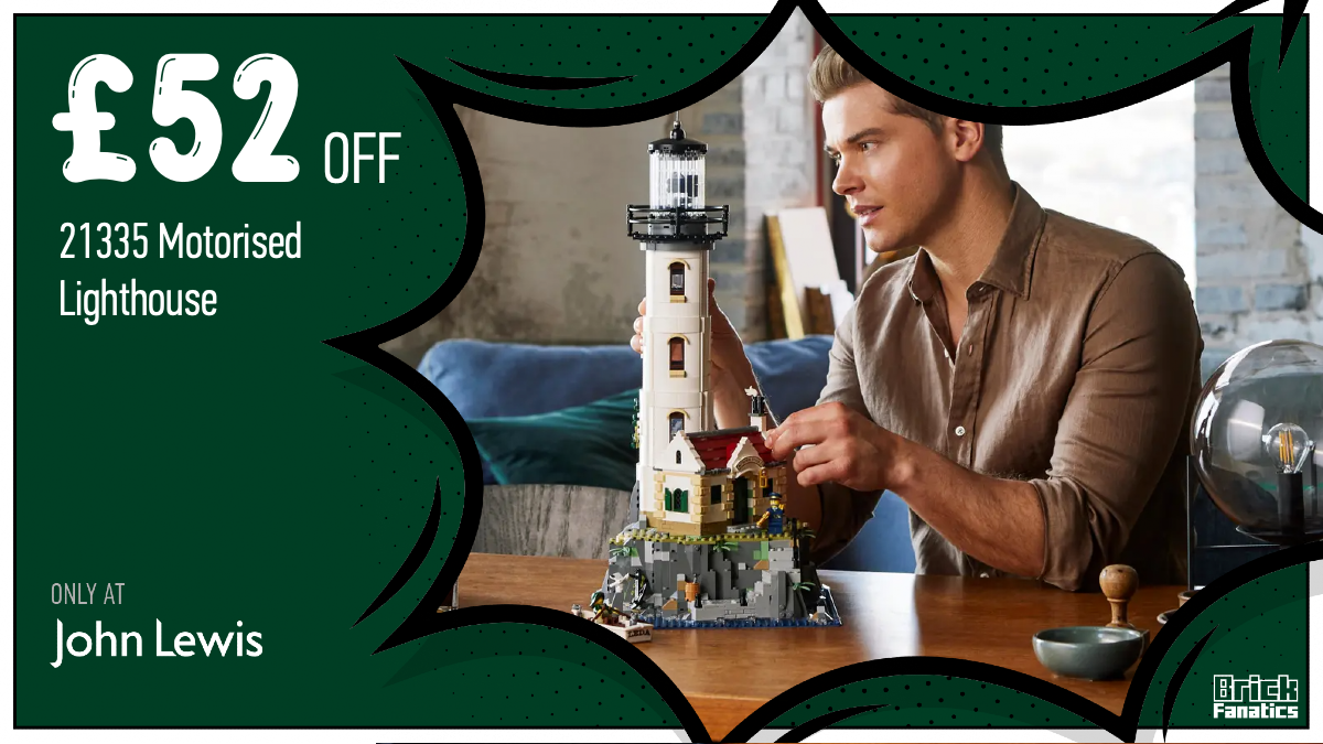 Huge 20% off LEGO Ideas 21335 Motorised Lighthouse at John Lewis