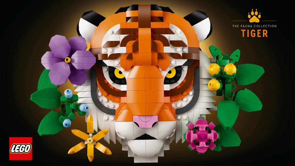 LEGO Art 31217 The Fauna Collection: Tiger revealed