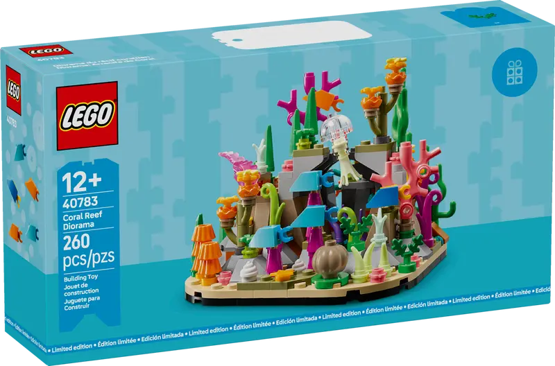 LEGO 40783 Coral Reef Diorama box